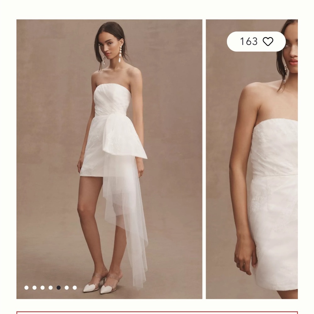 Sachin & Babi Felicity Strapless Side Bow Dress